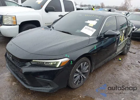 2023 Honda Civic Ex/Ex W/O Bsi z USA, uszkodzony, nr VIN 2HGFE1F74PH301478